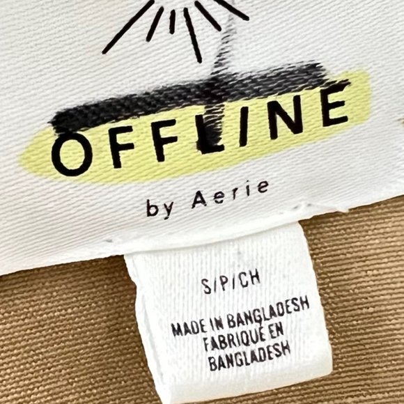 NEW Aerie OFFLINE Cotton Canvas Hooded Cargo Vest, Size S Oversized Fit - Picture 14 of 16